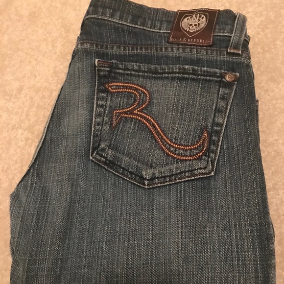 Women’s Rock & Republic jeans size 27 - Picture 1 of 7